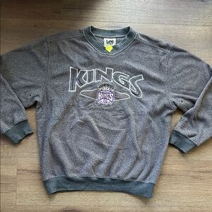 Sacramento Kings Rare Vintage Lee Sports Sweater ! Medium